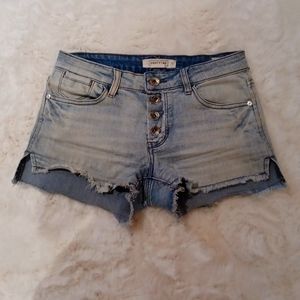 Low rise jeans shorts